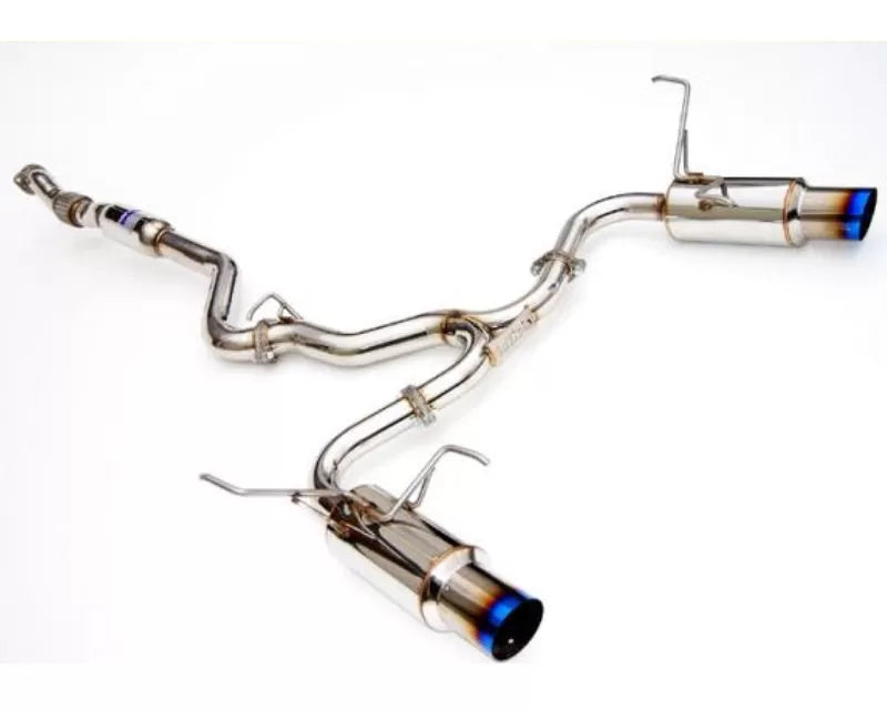 Invidia Dual N1 Catback Exhaust Burnt Titanium Tips Subaru WRX Sedan | STI Sedan 2008-2014