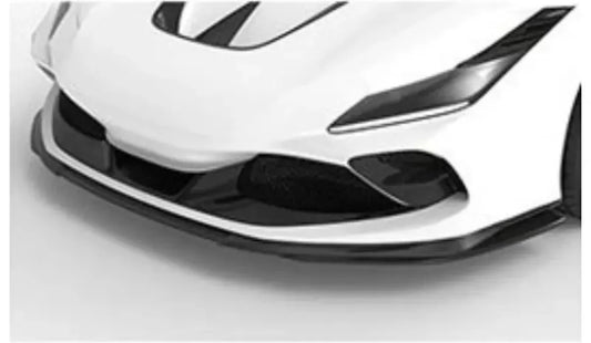 1016 Industries Aero Front Lip Spoiler Carbon Fiber Ferrari F8 Tributo 2020-2021