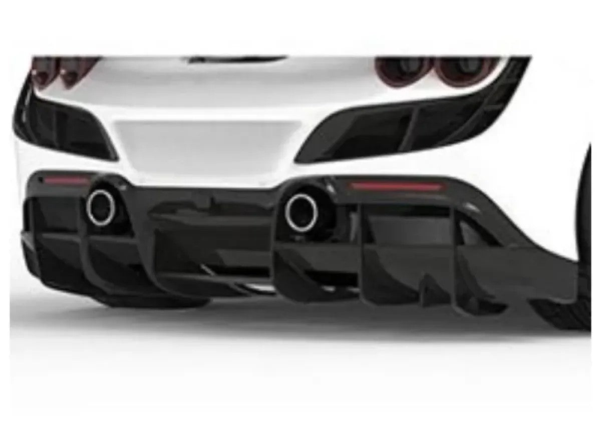 1016 Industries Aero Rear Diffuser Set Carbon Fiber Ferrari F8 Tributo 2020-2021