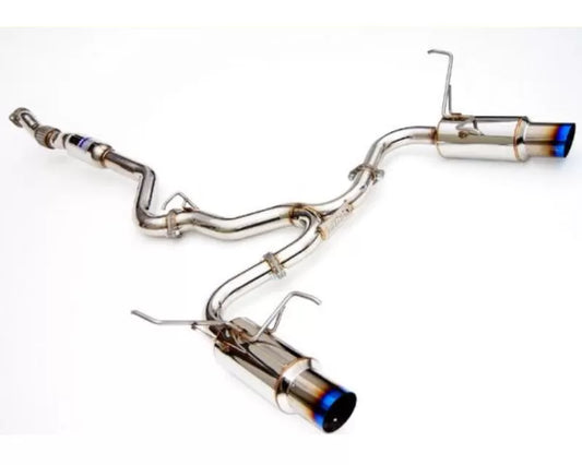 Invidia Dual N1 Catback Exhaust Burnt Titanium Tips Subaru WRX Sedan | STI Sedan 2008-2014