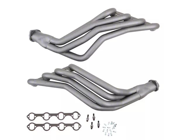 BBK 1-3/4-Inch Long Tube Headers; Titanium Ceramic (86-93 Mustang w/ 351 Engine Swap & Manual Transmission)