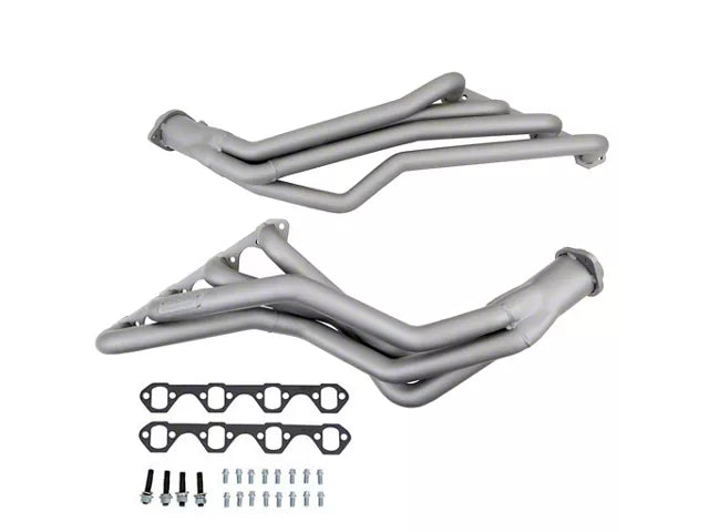 BBK 1-5/8-Inch Long Tube Headers; Titanium Ceramic (79-93 5.0 Mustang w/ AOD-E Automatic Transmission)