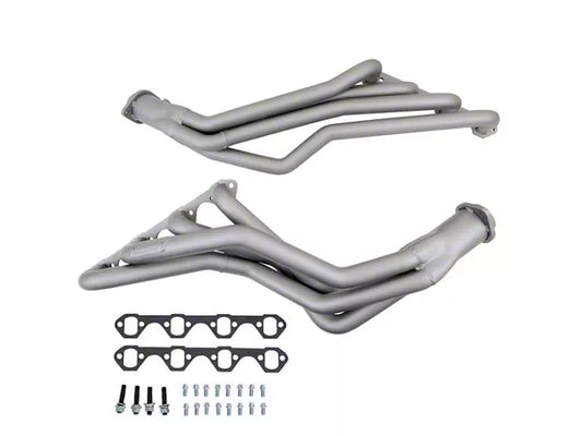 BBK 1-5/8-Inch Long Tube Headers; Titanium Ceramic (79-93 5.0 Mustang w/ AOD-E Automatic Transmission)