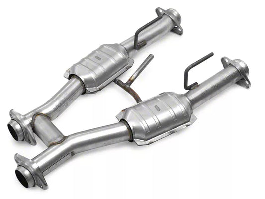 BBK Catted H-Pipe (79-93 5.0L Mustang w/ Long Tube Headers & Manual Transmission)