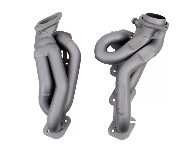 BBK 1-5/8-Inch Tuned Length Shorty Headers; Titanium Ceramic (96-04 Mustang GT)