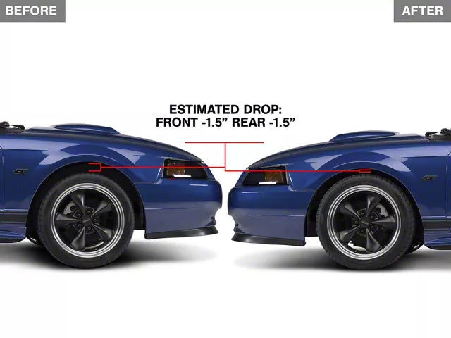 SR Performance Lowering Springs; Sport (79-04 Mustang Coupe, Excluding 99-04 Cobra)
